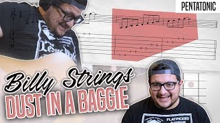 How To Play Billy Strings Dust In A Baggie  Advanced Bluegrass Guitar Lesson [upl. by Gesner]