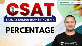 CSAT  Percentage  UPSC CSEIAS 202223  Sanjay Kumar Shah [upl. by Atiuqrahc]