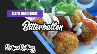 Resep Bitterballen  Beef Burger olahan dari kentang Cara Membuatnya [upl. by Misha]