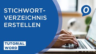 Tutorial Microsoft Word Stichwortverzeichnisse erstellen [upl. by Rieger]