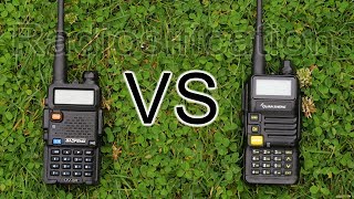 VHF range test Baofeng UV5R VS Quansheng UVR50 [upl. by Lednyk]