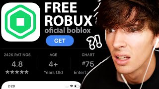 Robloxs quotfree robuxquot mobile apps [upl. by Leugimsiul267]