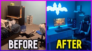 Transforming My Bedroom Into My Dream Gaming Setup NOT CLICKBAIT [upl. by Ydissac]