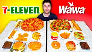 7Eleven VS Wawa  MENU TASTE TEST [upl. by Yojal]