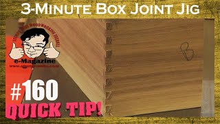 CHEAP and EASY threeMinute fingerbox joint jig [upl. by Htelimay]