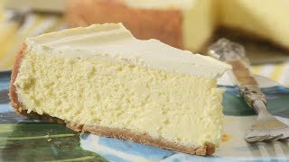 New York Cheesecake Recipe Demonstration  Joyofbakingcom [upl. by Conroy]