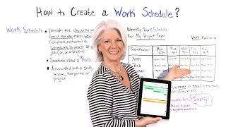 How to Create a Work Schedule  Project Management Training [upl. by Abrams433]