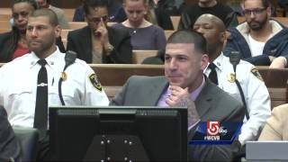 Hernandez smiles during murder trial as friends testify [upl. by Leila570]