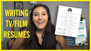 How To Write a FilmTV Production Resume [upl. by Yllib616]