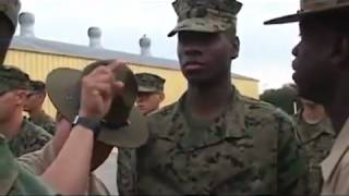 US Marine Corps Drill Instructor vs US Army Drill Sergeant [upl. by Gard290]