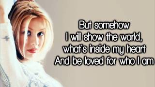 Christina Aguilera  Reflection Lyrics HD [upl. by Lleval853]