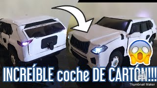 Como Hacer un Carro de Cartón How to make a cardboard cart [upl. by Yedsnil]