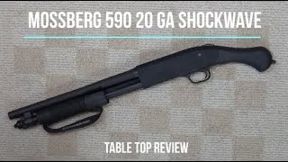 Mossberg 20GA Shockwave Tabletop Review  Episode 202015 [upl. by Hedwiga]