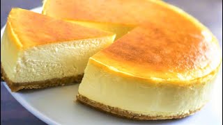 Simple New York Style Cheese Cake  Cheesecake Recipe Easy [upl. by Hirza]