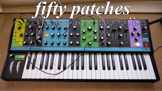 Moog Matriarch Fifty Patches [upl. by Baniaz]