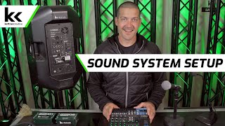 How To Setup A Sound System [upl. by Joselow]