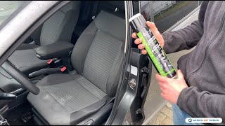 Vlek verwijderen uit auto bekleding [upl. by Etterb]