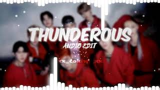 Thunderous ◸Stray Kids◿  Audio edit [upl. by Aniale]