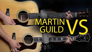 Martin D28 vs Guild D55  SpruceRosewood Dread Icons 2019 [upl. by Ez]