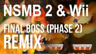 New Super Mario Bros 2  Wii  Final Boss Remix Orchestrated HD [upl. by Esidnak]