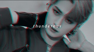 stray kids  thunderous  𝐬𝐥𝐨𝐰𝐞𝐝 𝐧 𝐫𝐞𝐯𝐞𝐫𝐛 [upl. by Moreville]