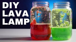 DIY LAVA LAMP  5MINUTE CRAFTS SCIENCE EXPERIMENTS YOU CAN DO AT HOME [upl. by Aihcela320]