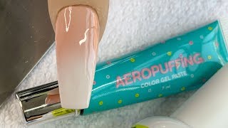 How to  EASIEST gel ombre method I have ever tired [upl. by Moreta]