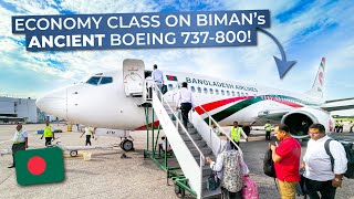 TRIPREPORT  Biman Bangladesh Airlines ECONOMY  Boeing 737800  Dhaka  Chittagong [upl. by Pellet]