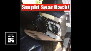 How To Repair A Porsche Cayenne Seat Back [upl. by Gladine278]