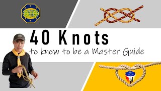 40 Essential Knots for Master GuidesPathfinders [upl. by Alyek]