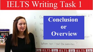 IELTS Writing Task 1 Conclusion or Overview [upl. by Hanforrd]