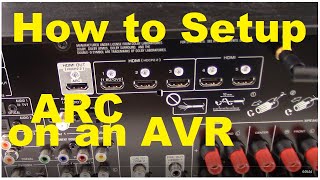 how to setup arc on avr home theater [upl. by Matusow]