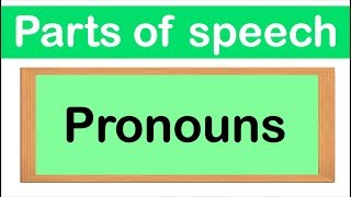 PRONOUNS  Definition Types amp Examples in 5 MINUTES  Parts of speech [upl. by Hsur]